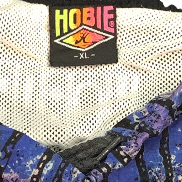 Vintage RARE‎  80’s Hawaiian Tiki Hobie Swimming Trunks Size XL - Picture 3 of 7